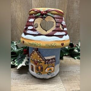 Kathy Hatch Collection "Sugar Maple" Ceramic Jar Candle Holder